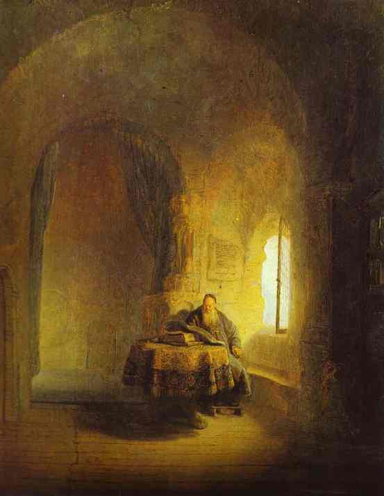 Rembrandt - Philosopher Reading